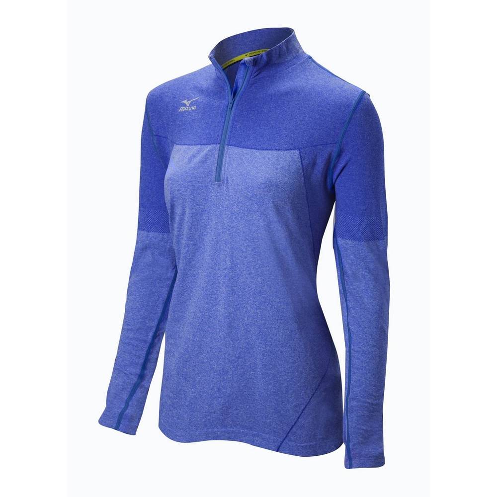 Womens Mizuno Seamless Jacket Red Royal Philippines (FMBIXE507)